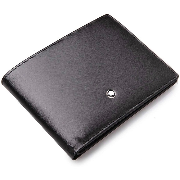 Montblanc Meisterstuck 6 Cc Leather Wallet - Picture 1 of 8